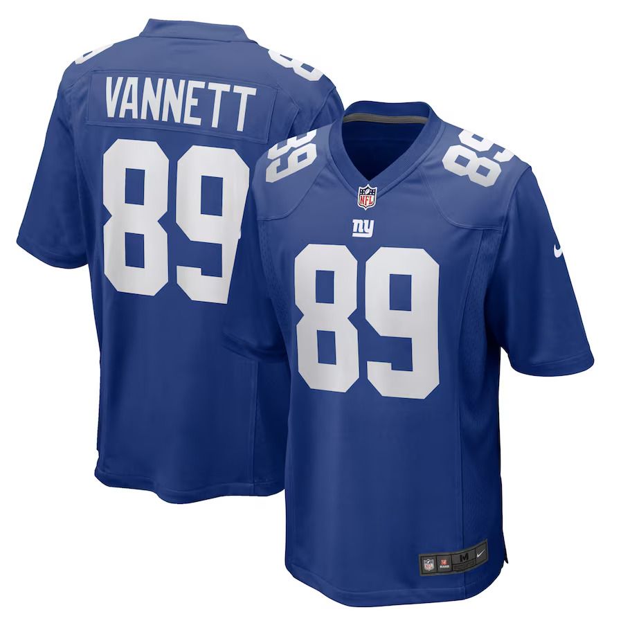 Men New York Giants 89 Nick Vannett Nike Royal Home Game Player NFL Jersey